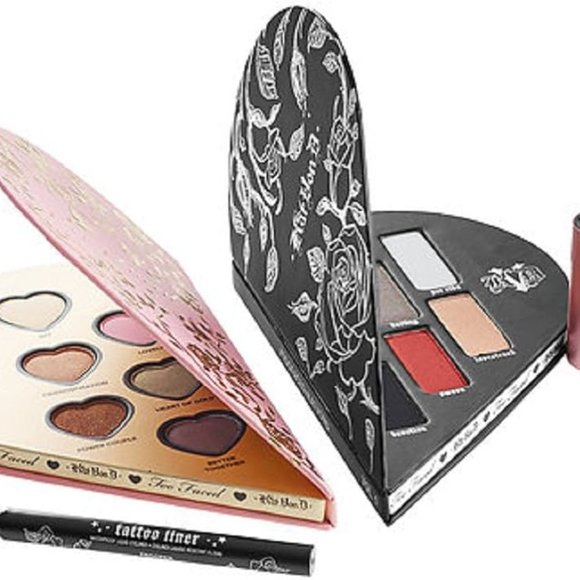 NEW! Ultimate Eye Collection Set TOO FACED x KAT VON D Better Together w Mascara - Picture 5 of 7